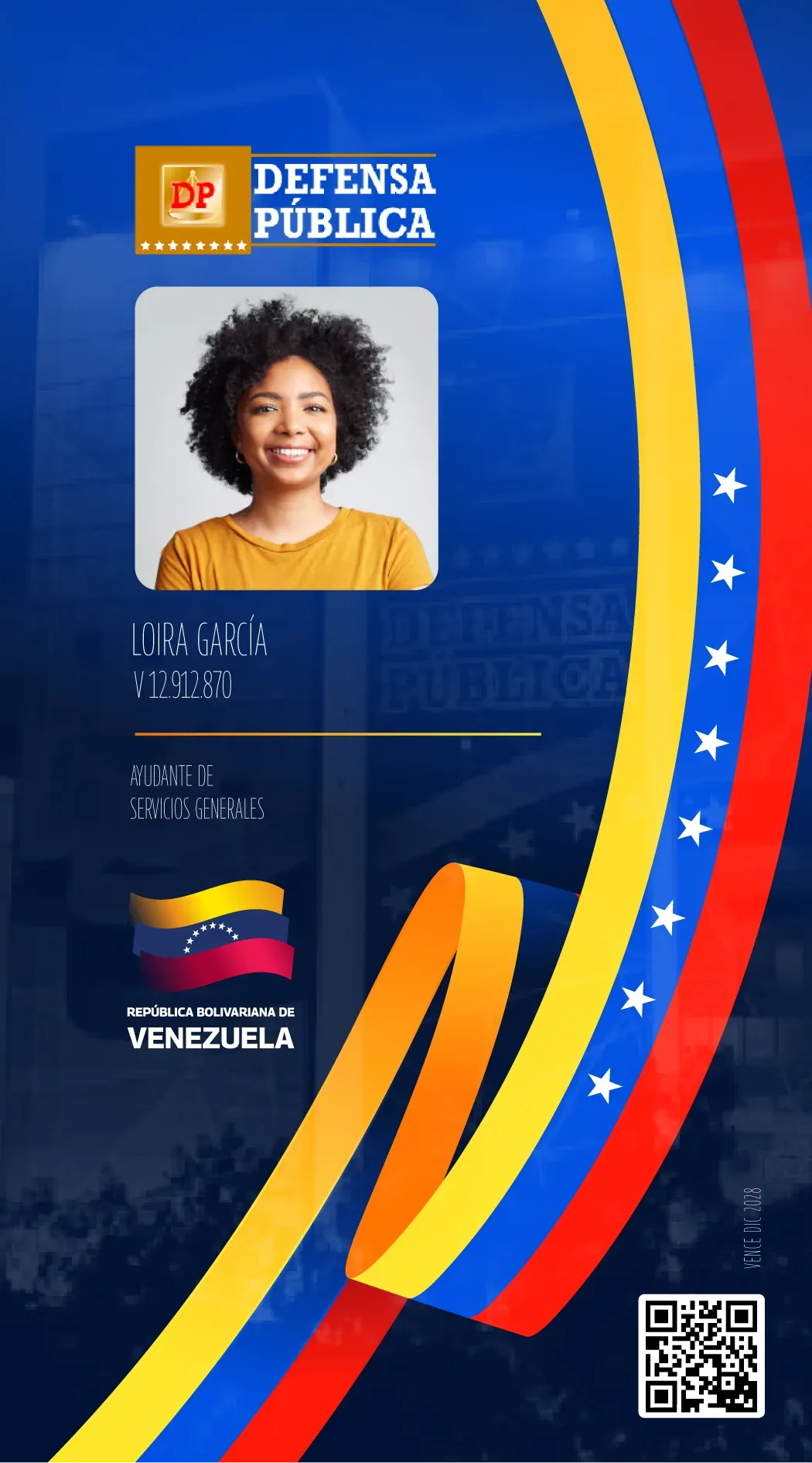 Carnet Institucional - Empresa estatal.